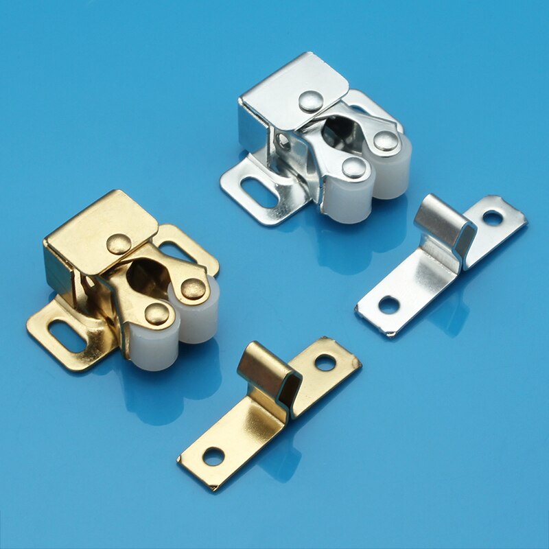 2pcs/Lot Cabinet Catch Latch Door Catches Drawer Latch Stopper with Screws for Wardrobe Furniture Accessories Hardware Fittings