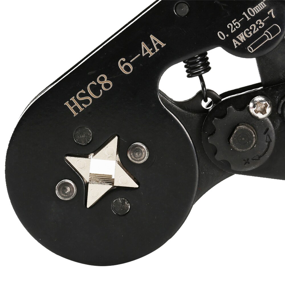 Buisvormige Terminal Krimpgereedschap Mini Elektrische Tang HSC8 10SA/6-4 0.25-10mm2 23-7AWG 6-6 0.25-6mm2 Hoge Precisie Klem Sets