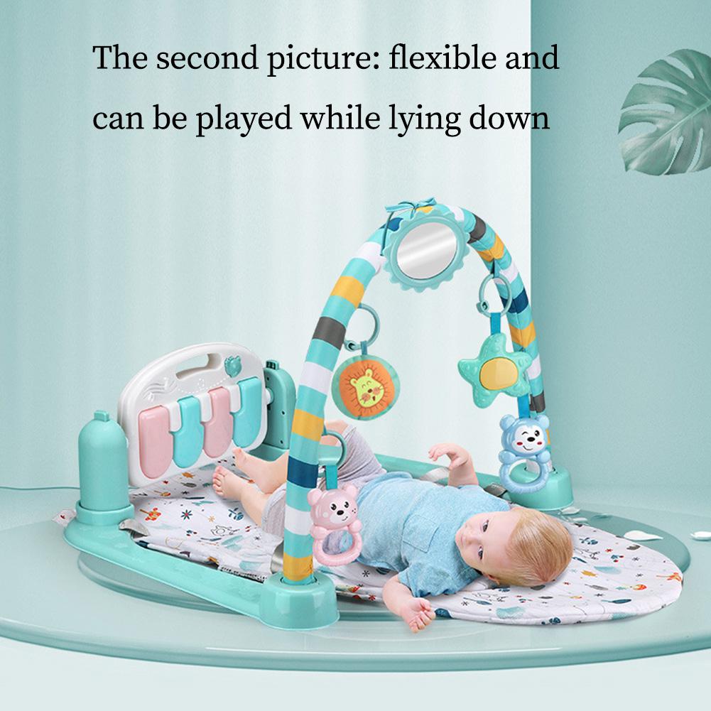 Kidlove 2- i -1 baby fitness klaver foldbar spædbarn musik stol børns tidlige uddannelse legetøj jul