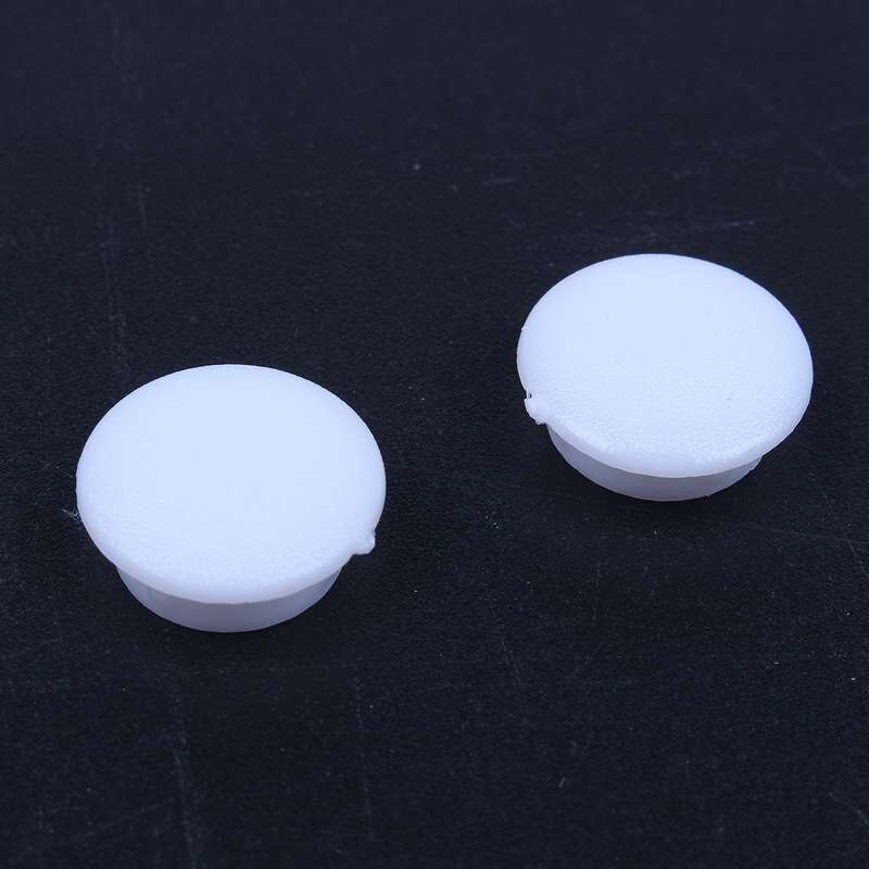 Blanking End Caps 10mm Dia Plastic Round Tubing Tube Inserts 10 Pcs