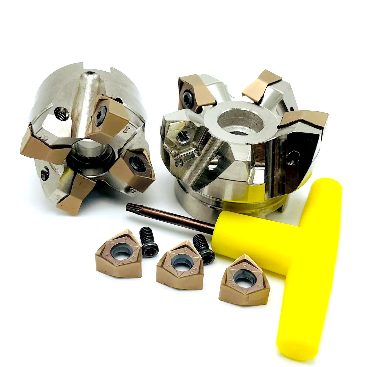 MFWN90°MFWN90050R MFWN90080R double-sided hexagonal plane heavy-cutting milling cutter head for WNMU080608 EN milling insert