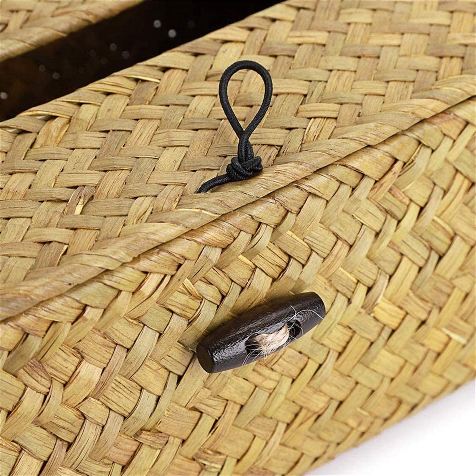F # nueva caja de pañuelos de ratán para decoración del hogar, pañuelos de mimbre hechos a mano para escritorio, Barthroom, hogar, hotel y oficina