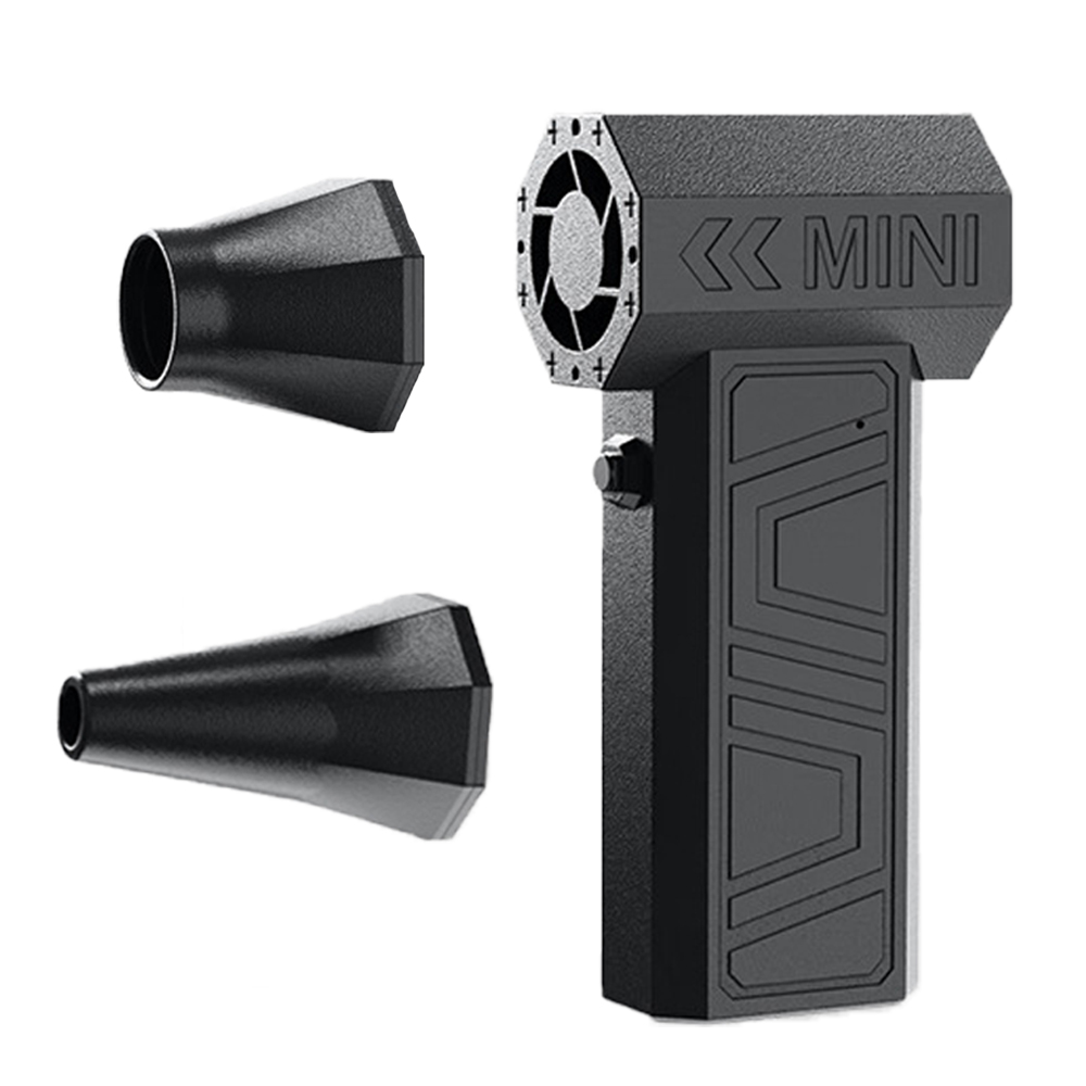 Turbo Fan Jet Blower 200000 RPM draadloze luchtblazer Type-C Opladen Turbo gewelddadige ventilator Borstelloze elektrische luchtstofdoek Autoverstoffen: Bruin