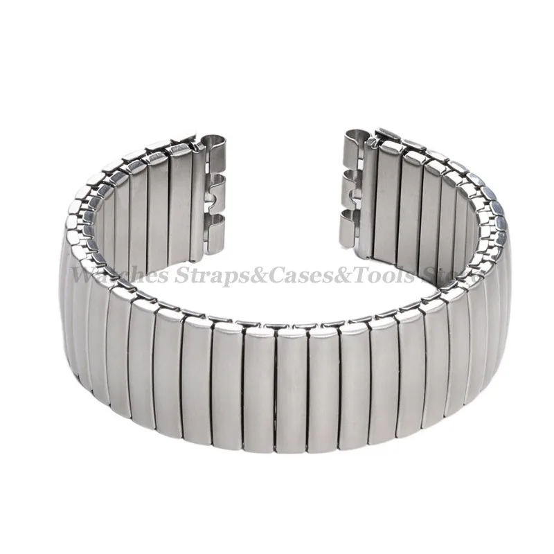 Elastisches Metall-Uhrenarmband für Swatch-Uhrenarmband, 17 mm, 20 mm, strecken-Erweiterung, Edelstahl-Uhrenarmband, Herren- und Damenarmband-Zubehör