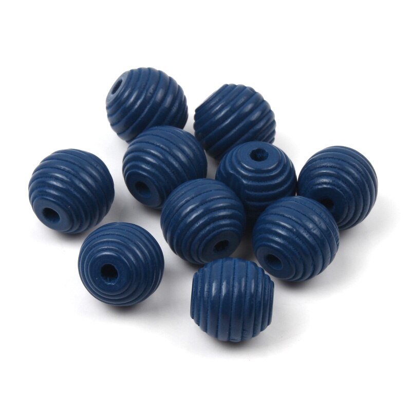 Draad Bijenkorf Ronde Houten Kralen Voor Sieraden Maken Handwerk Diy Speelgoed 12/18Mm Handgemaakte Gemengde Kleur Spacer Losse Kralen: Roze / 2MM