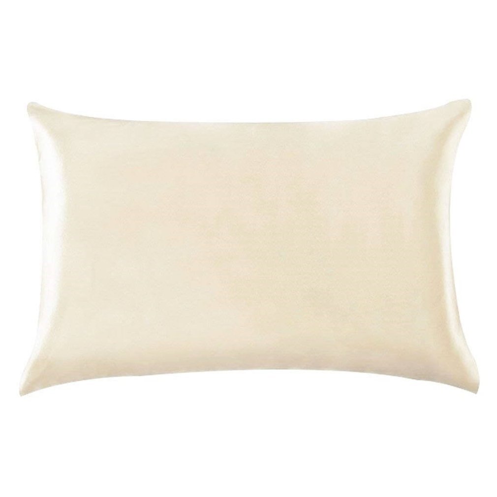 1 pz federa di seta satinata nero rosa tinta unita raso imitazione seta federa US Twin Queen King Size federa Dropship: yellow   20cm x 29cm