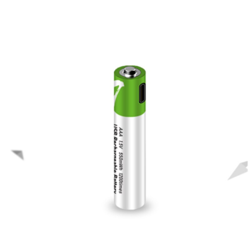 1.5V Mirco USB Rechargeable Battery 550mwh AAA Toys Remote controller batteries Lithium Polymer Battery