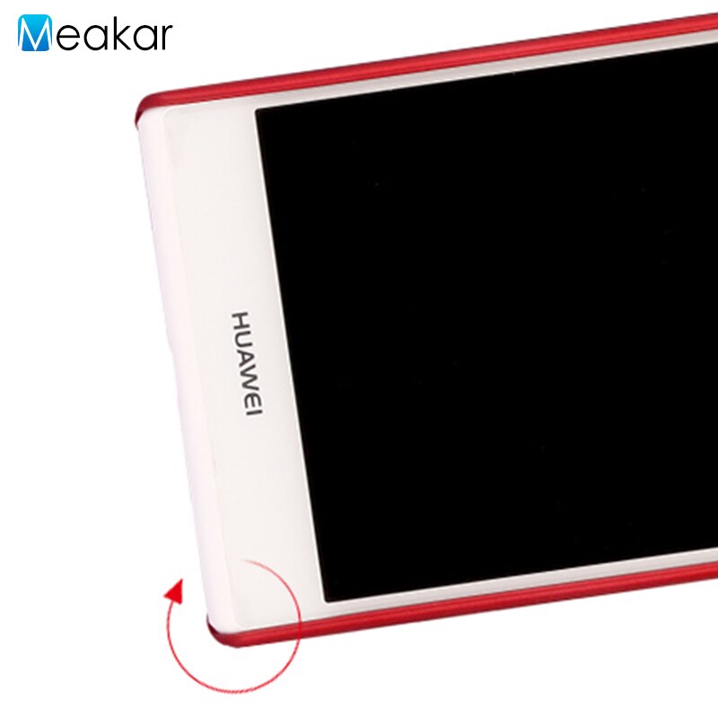 Capa de plástico fosco coque 5.0for huawei p7 caso para huawei ascend p7 dupla P7-L10 P7-L00 P7-L05 telefone volta coque capa caso
