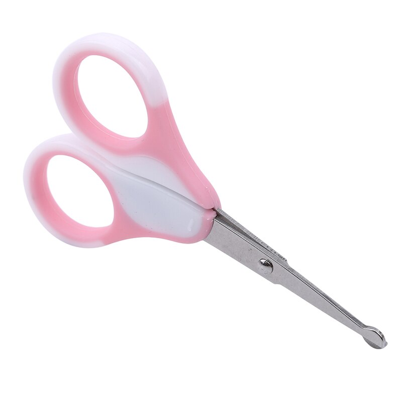 Solid Baby Nail Scissors Cover Newborn Safety Clipper Colourful Single Package Best For Baby: pink