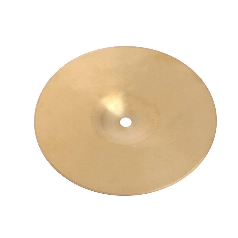 Tambor de platillo de choque de aleación de cobre para principiantes, instrumento de percusión de latón duradero, 8, 10,