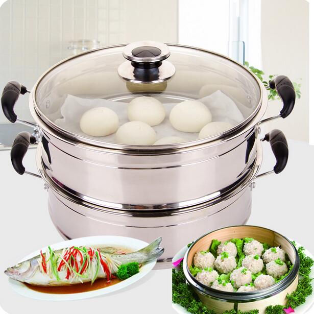 Cooking Tools Thickening Stainless Steel Steamer 20-30CM General Food Steamer Basket Multi-purpose Soup Pot Steaming Rack