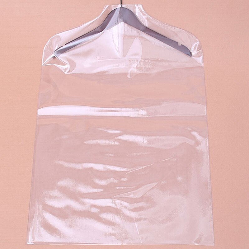 10pcs Clear PVC Covers for Clothes Garment Coat Jacket Shirt Suit Dust Moisture Proof Protection Bag