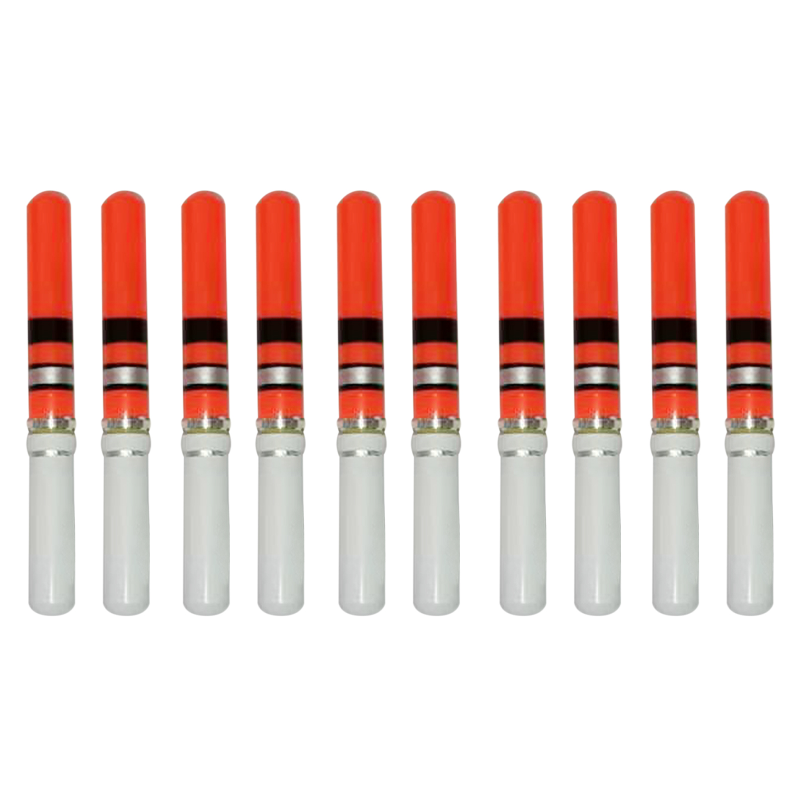 Accesorios de palo de luz Led para pesca nocturna, brillante, para exteriores, CR322, funciona con batería, Asistente Visual deportivo, cola flotante, 10 unids/paquete