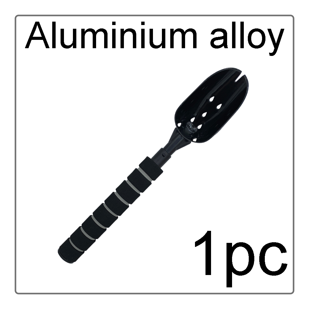 Fishing Bait Throwing Spoons Nesting Device Retractable Can Head Fish Bait Casting Scoop Long Throw Fixed Point Fishing Gear: Golden