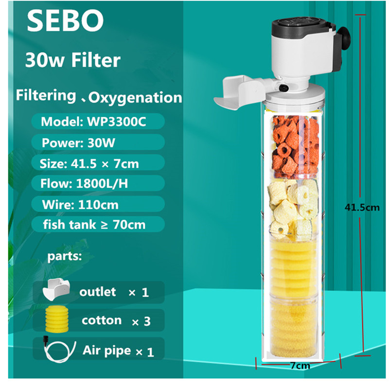 3 in 1 Filter für Aquarium Aquarium Filter Mini Aquarium Filter Aquarium Sauerstoff Tauch Wasserfilter