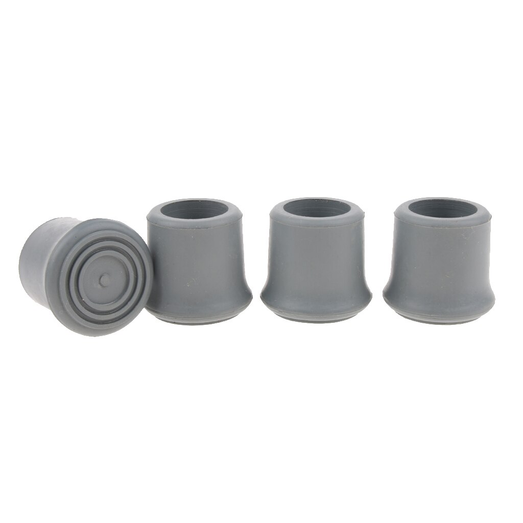 12pcs 22mm Safe Rubber Trekking Pole Tip End Cap Crutch Ferrule Walking Stick Cane Feet Cover