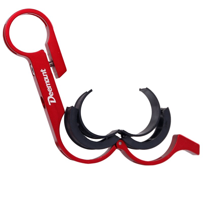 Bike Handlebar Extender Extension Carbon Fiber Bracket Aluminum Alloy Clamp For Bicycle Speedometer-Red