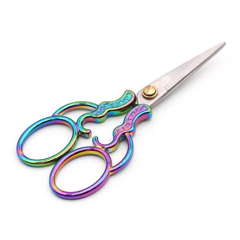Edelstahl schere stickerei stoff DIY schneiden handwerk kreuz stich Europäischen retro klassische kunst nähen schneiderei zubehör