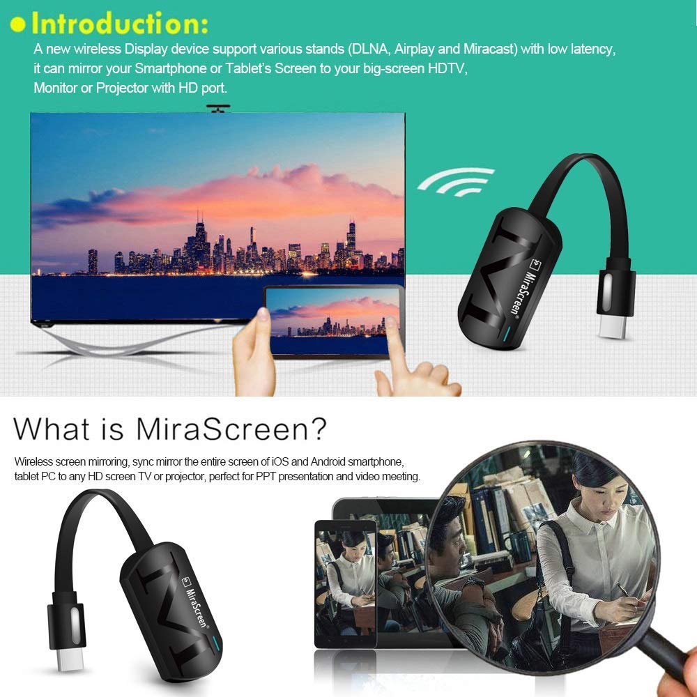 Amkle mirascreen  g4 2.4g 5g 4k draadloze hdmi-dongle tv-stick miracast airplay-ontvanger wifi-dongle mirror screen streamer cast