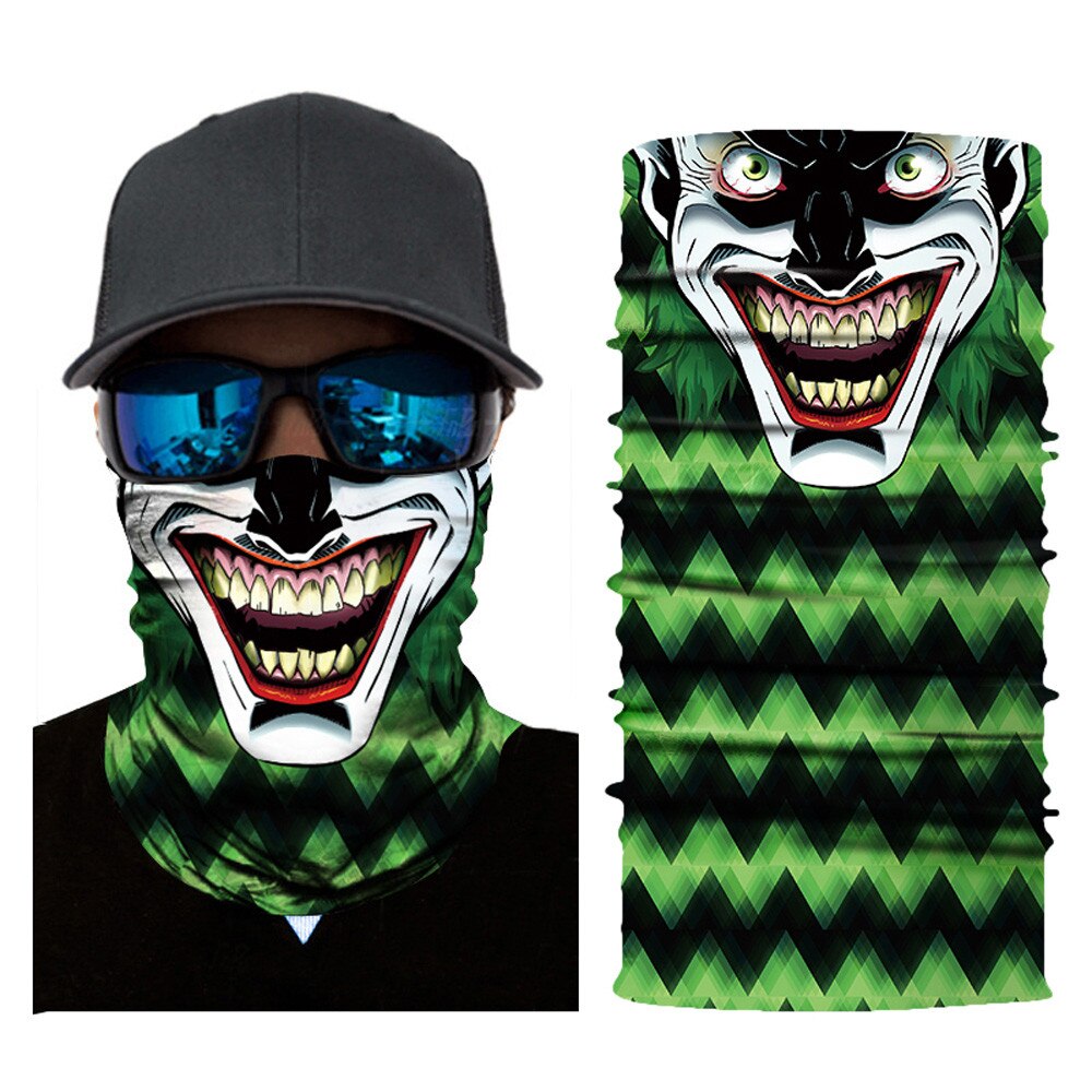 Cache-visage lavable et réutilisable pour moto, protection complète pour le cou, le cyclisme, le cyclisme, le Ski: D