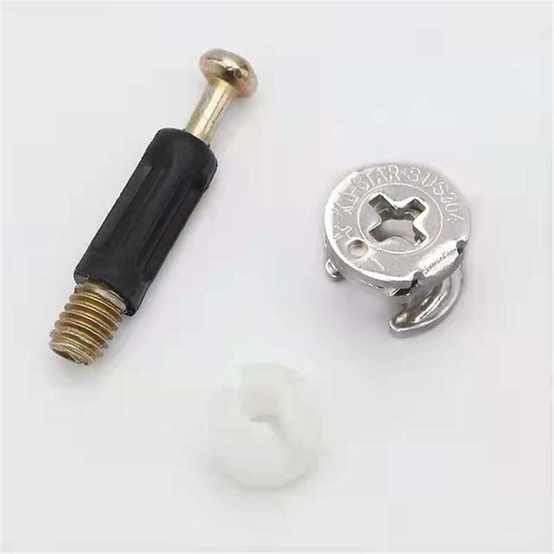 3 en 1 40mm goujon gabarit vis connecteur Kit meubles matériel de connexion excentrique écrou de roue came écrou de blocage accessoires de travail du bois: rod length 35mm