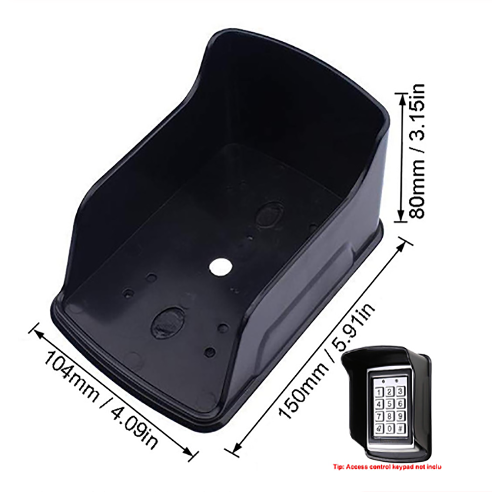 125Khz RFID Proximity Card Keypad Access Control System Device Machine RFID Card Reader Door Lock System 1000 user Keyfobs Cover: Waterproof Cover