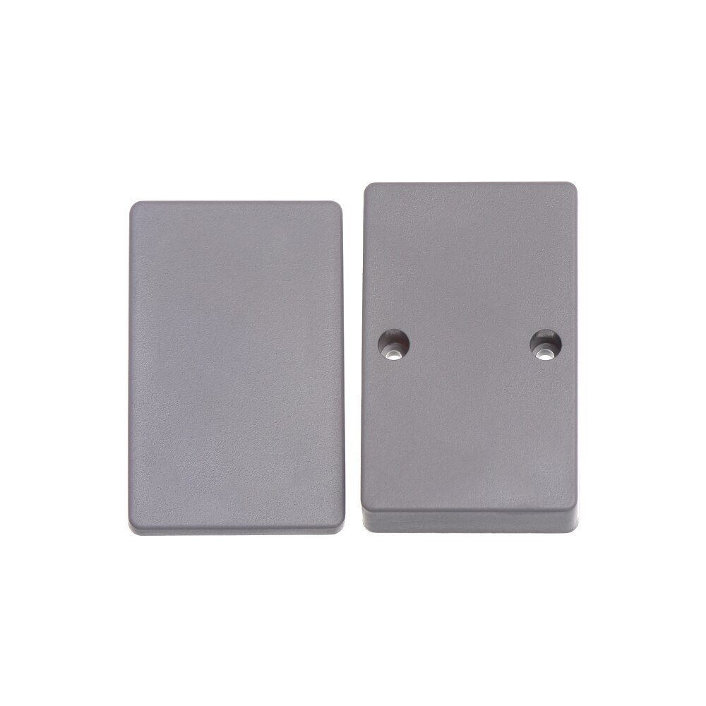 2pcs Plastic Waterproof Cover Project Electronic Instrument Case Enclosure Box White/Grey DIY Housing Instrument Case
