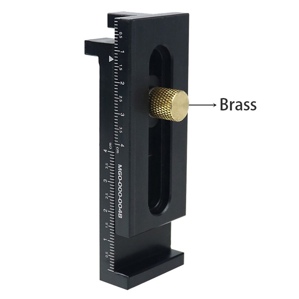 Regla para carpintería práctica, calibrador de costura de sierra, huecos, ajustador de ranura de sierra, herramienta de trabajo de madera