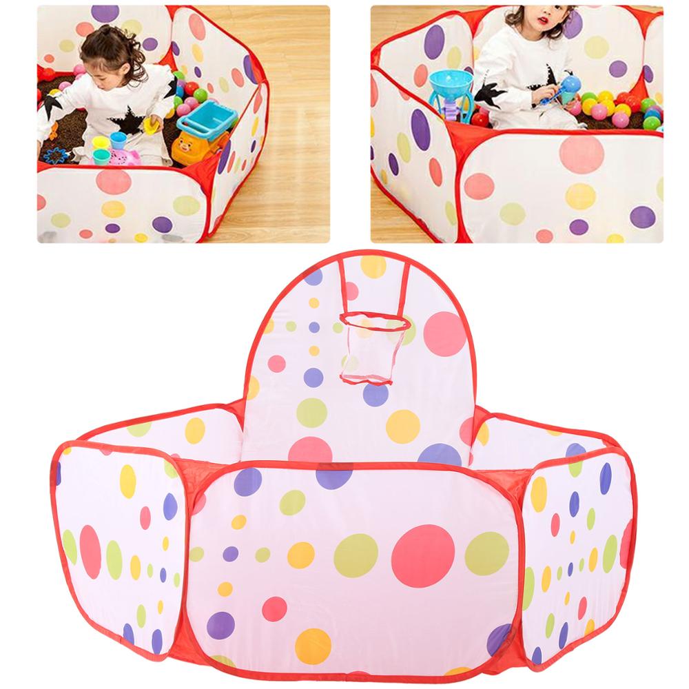 Runde Spielen Spiel Pool Tragbare Baby Laufstall Kinder Spielen pool Faltbare Ozean Ball pit kinder Zelt Park Indoor Outdoor ball
