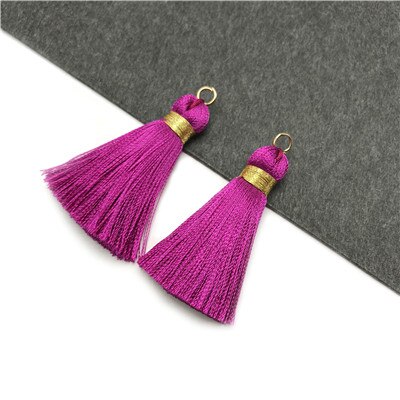 Chengrui L114, 4 Cm, Zijde Kwasten, Kleine Kwasten, Hand Made, Earring Bevindingen, fringe Gordijn, Kwastje Fringe Voor Gordijnen, 4 Stks/zak: L11421