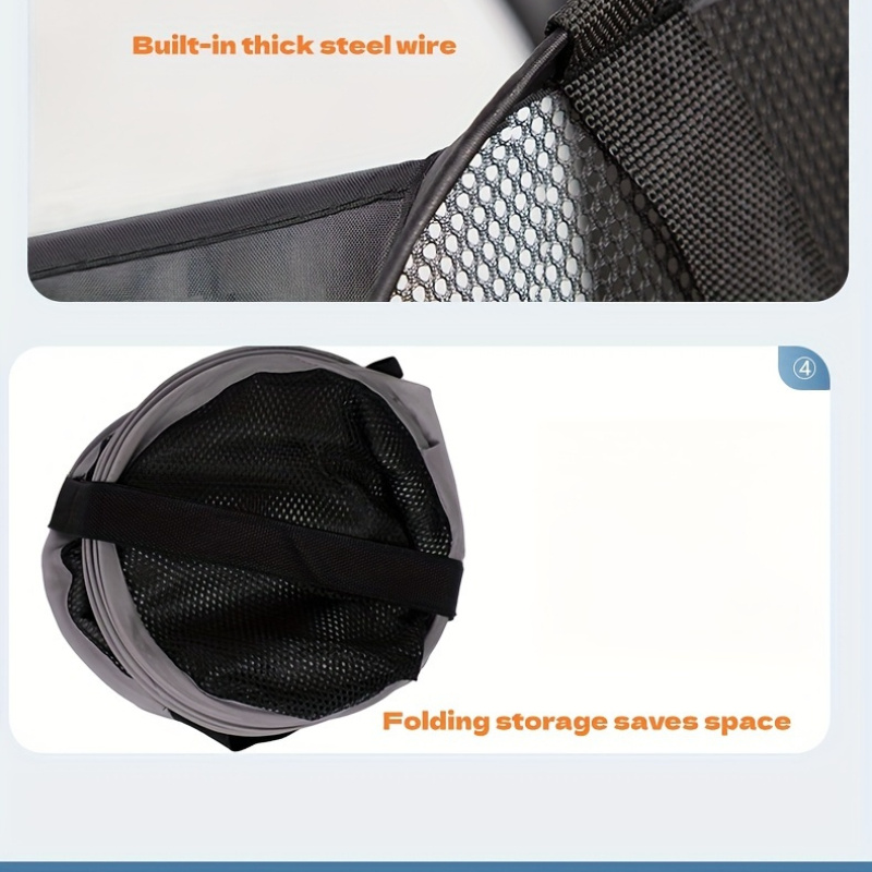 Een opvouwbare wasmand met handvat, geschikt voor opbergbakken van familieorganisaties, geschikt voor badkamers, slaapkamers