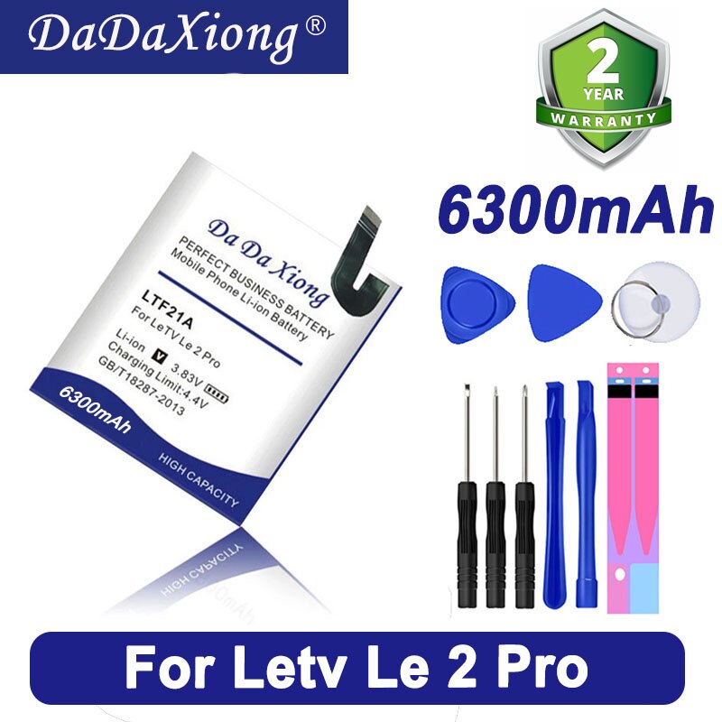 Batería LTF21A 2022 mAh para tv Eco 2pro 2S Le S3 X20 X626 X528 X621 X625 X25 X525 X620 X520 X522 X527 X526, 6300mAh