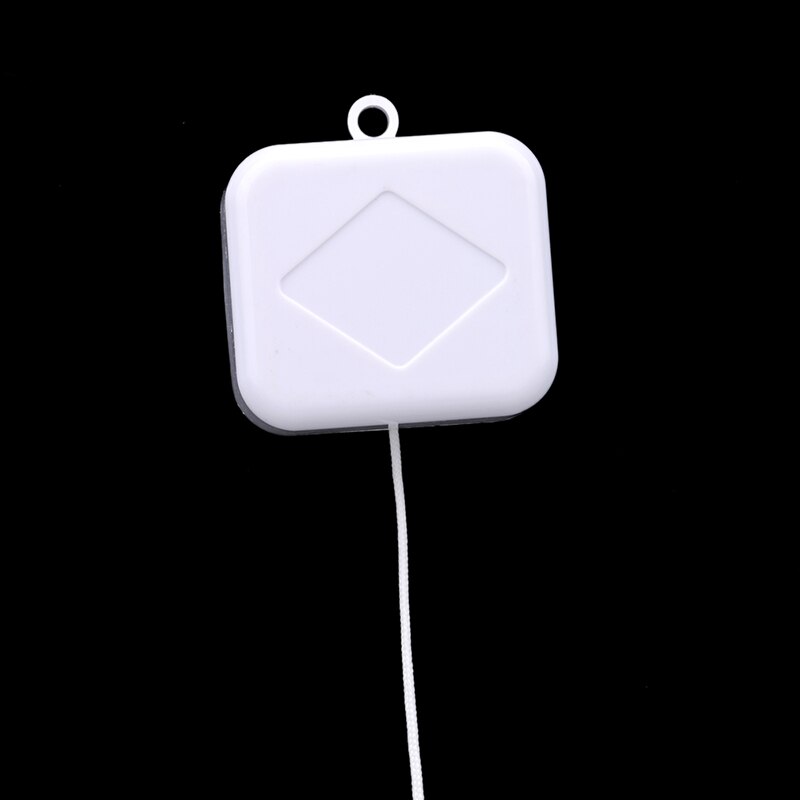 1 Pc Pull Ring Muziekdoos Wit Plastic Pull String Clockwork Cord Muziekdoos Baby Baby Kids Bed Bel Rammelaar speelgoed