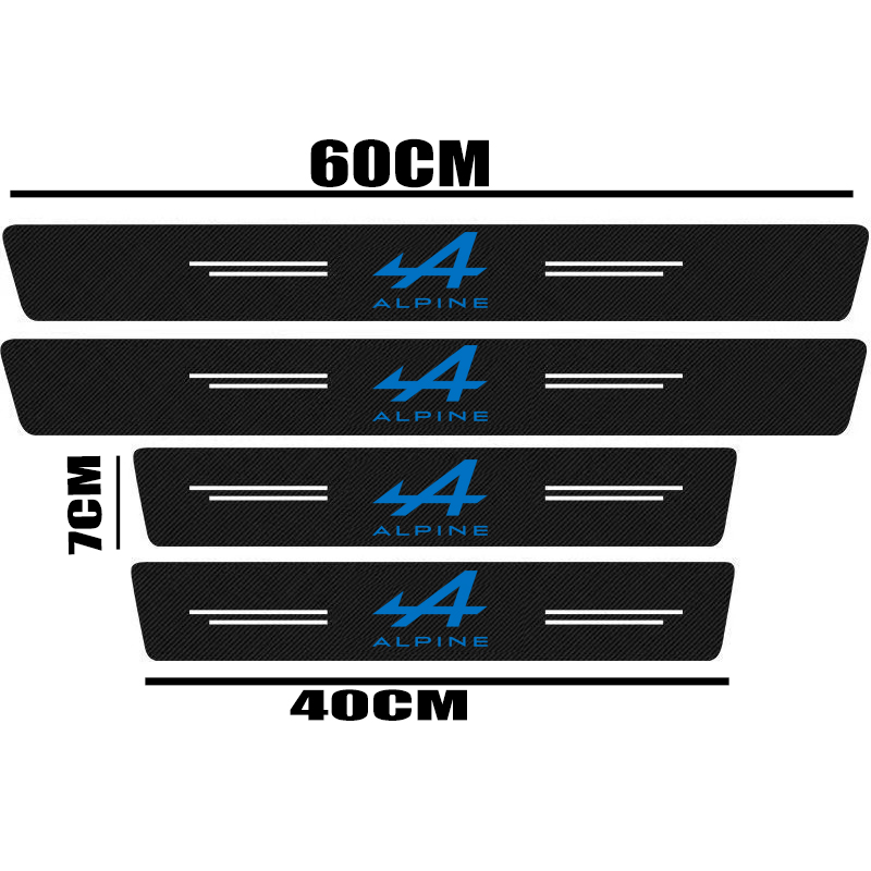 Carbon Fiber Texture Threshold Strip Sticker Car F... – Grandado