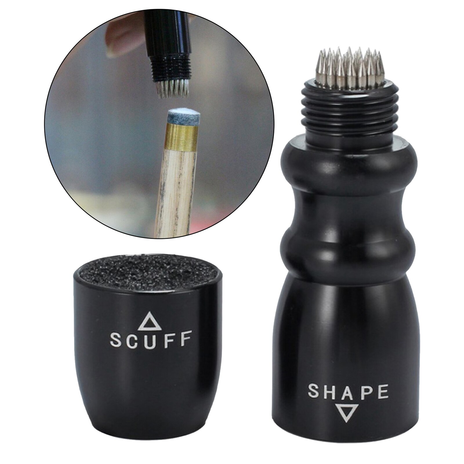 3-in-1 Billiard Cue Tip Tool (Scuffer/Shaper/Aerat... – Vicedeal