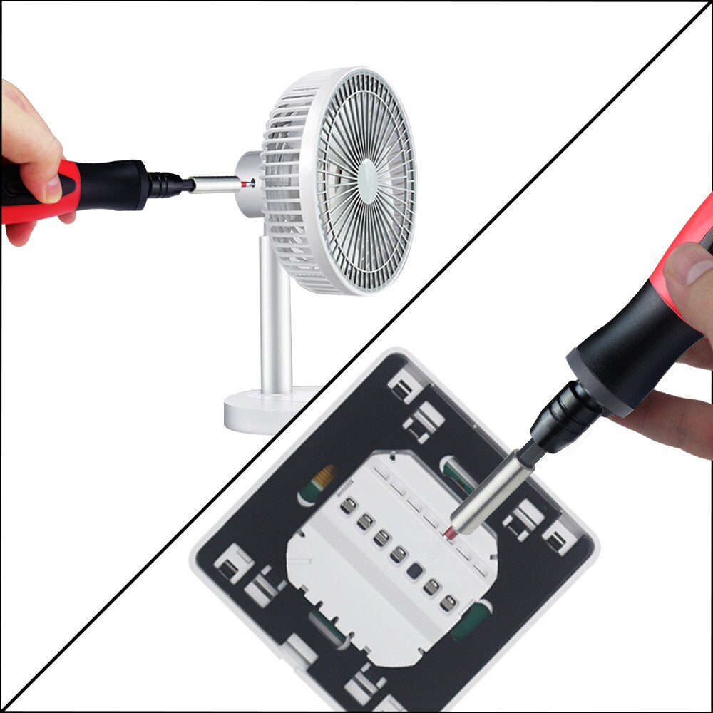 3.6V Elektrische Schroevendraaier Koppel Oplaadbare Automatische Schroevendraaier Bits Set Met Led Verlichting Voor Thuisgebruik Power Tools