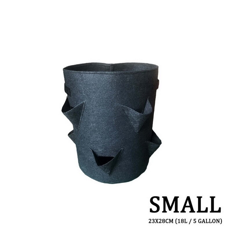 Plantation sac de culture sac de plantation avec poignée jardin extérieur plante sac de culture, sac Vertical pour fraises herbes et fleurs réutilisable