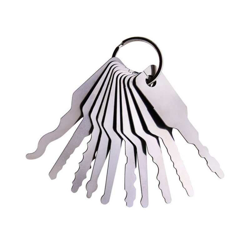 10 pieces Jiggler Key Double Sided Car key Open Repair Effective Tool