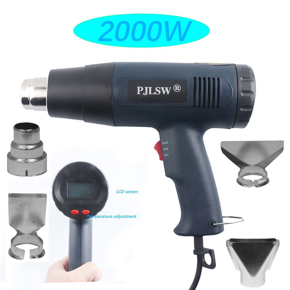 Pistolet à Air Chaud 300W – Idéal Pour Le Wrapping, La Pose De Films Sur écrans Smartphone Et Petits Travaux