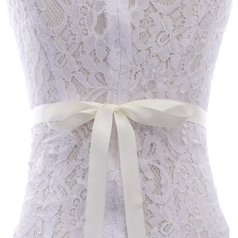 MissRDress Handgemachte Perlen Hochzeit Gürtel Gold Kristall Braut Gürtel Strass Perlen Braut Schärpe Für Hochzeit Acessories JK885: Elfenbein
