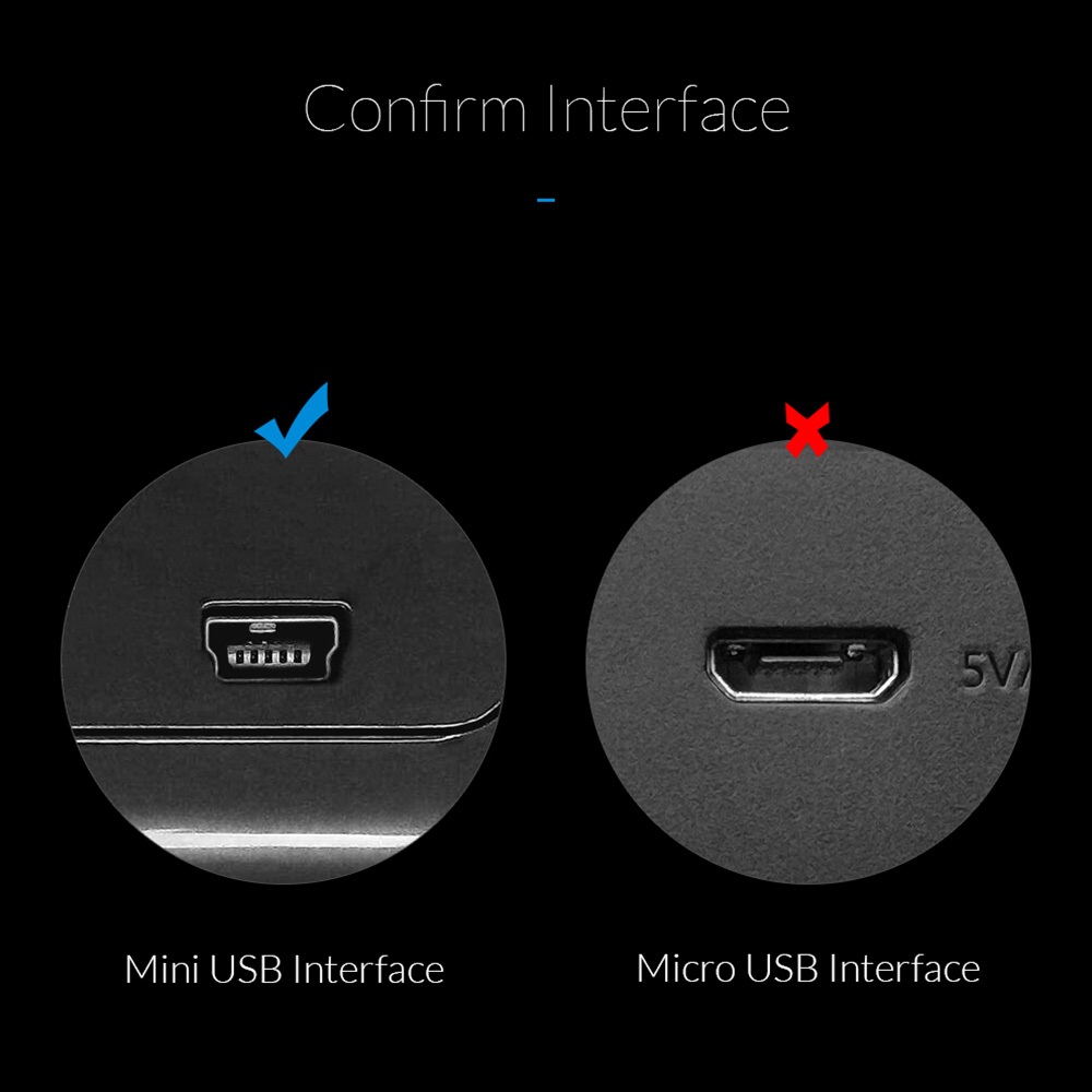 Unnlink Mini USB Power Kabel 3.5m DC 5V 2A Koperdraad Voeding Kabel Cord Voor Auto GPS auto Camera Recorder POS DVR Dashcam