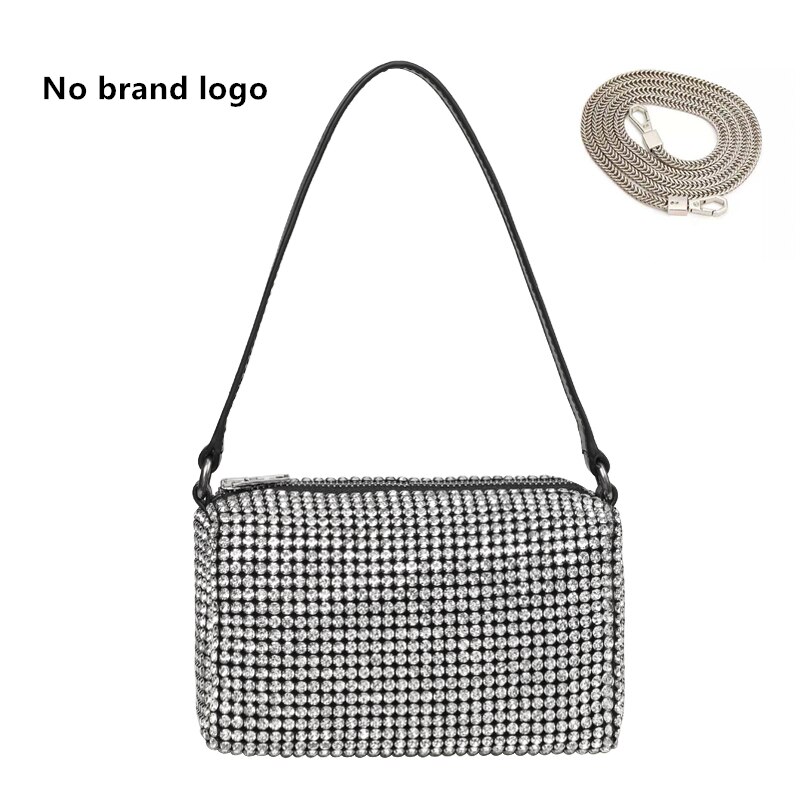 Diamant luffare väska kvinnor handväska clutch vintage shoudler handväska luffare diamant messenger handväska dam glänsande luffare