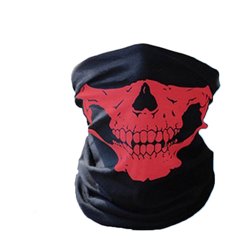 draussen Radfahren Schädel Sturmhaube Halbe Gesicht Maske Magie Motorrad Camping Schal Männer Frauen Sonnenschutz Bandana Hals Gamaschen: j