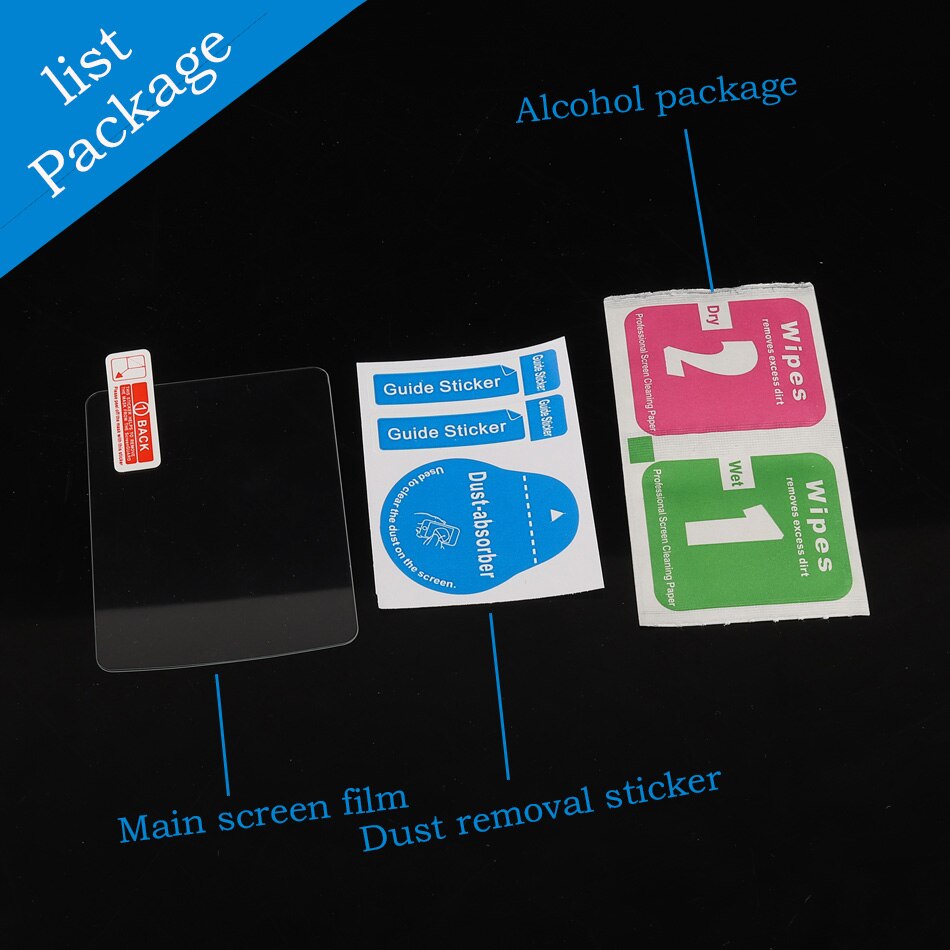 Protecteur d'écran LCD en verre trempé 9H | Pour Canon, EOS 6D Mark II/760D 750D T6i T6s / 800D T7i / 100D / 200D / Redel SL1 SL2