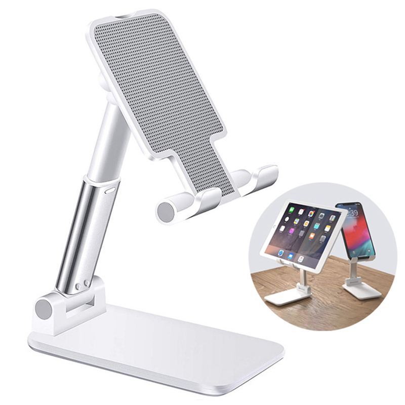 Opvouwbare mobiele telefoonhouder Stand Tablet Bureau Mount Tafel Flexibel verstelbaar Desktop Live Lazy Bracket Ondersteuning voor mobiele telefoon