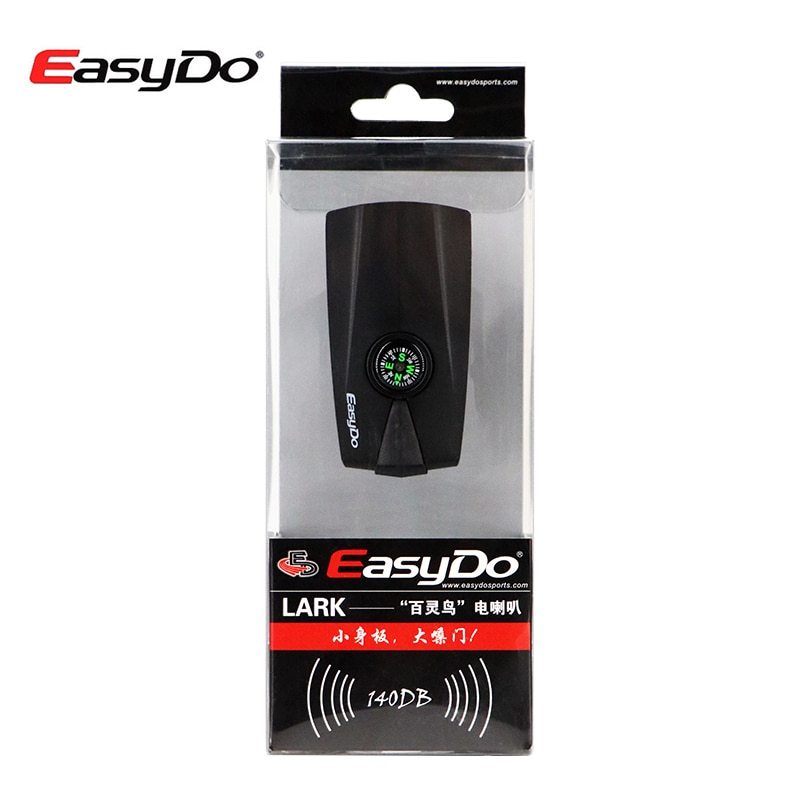 Easydo 140db elektrische fietsbel met kompas 2 stemmen mtb racefiets elektrische claxon fietsstuur ring fietsaccessoires