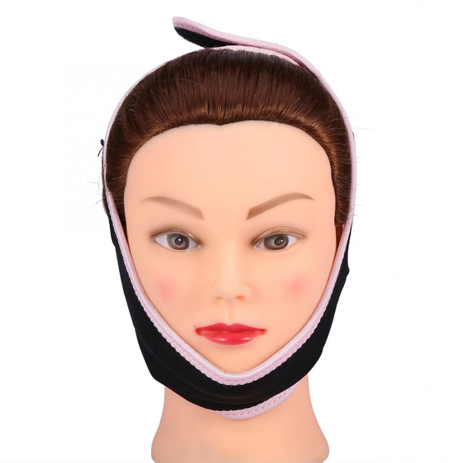 Sova ansiktslyft mask massage shaper ansikts bantning haka hals lyft upp bandage korrigering bälte ansiktsformare bandage ansiktskorrigerare