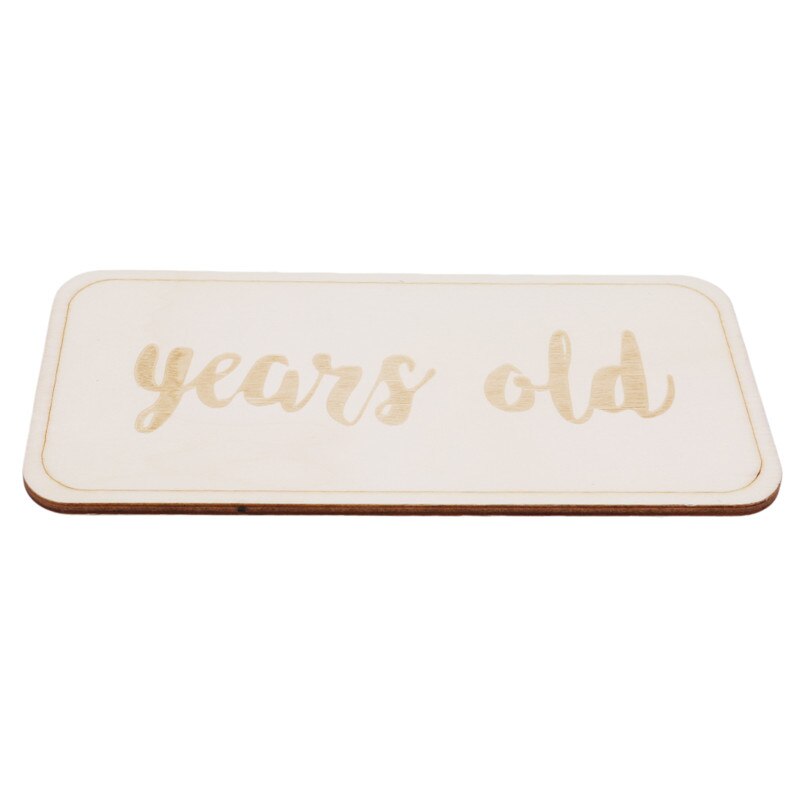 Pasgeborenen Fotografie Props Accessoires Foto Schieten Photographyprops Scandinavische Stijl Houten Baby Verjaardag Gedenkteken Milestone Kaart: years old