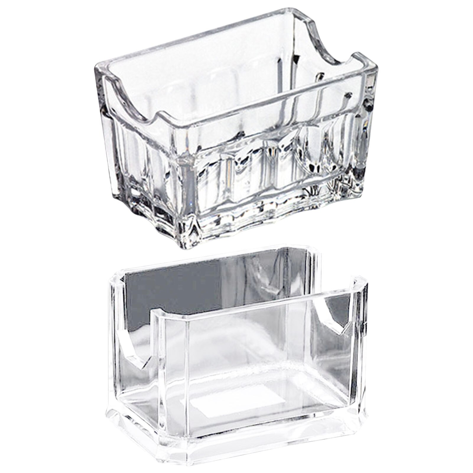 Acrylic Storage Box Tea Bags Holder Coffee Sugar Clear Organizer Transparent Appearance Looks High-end For Storing Tea Bags