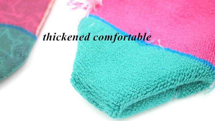 Style 360 Printing Boneless Socks Head Thick Outdoor Sports Skateboard Socks (1 Pair)